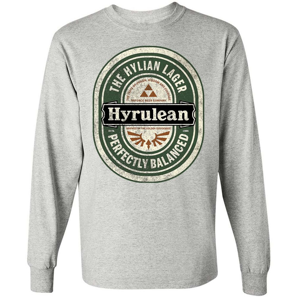 Long Sleeve T-Shirt - SHJYJ1V2 - Ash - 7