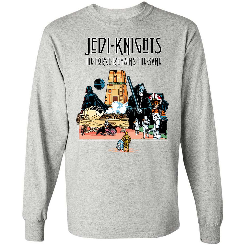 Long Sleeve T-Shirt - GGMKBWU7 - Ash - 7