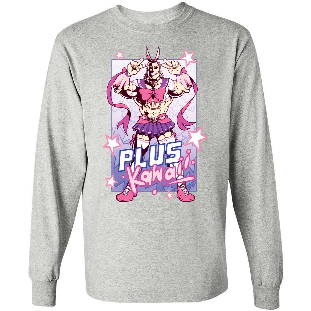 Long Sleeve T-Shirt - QFRCWT4F - Ash - 7