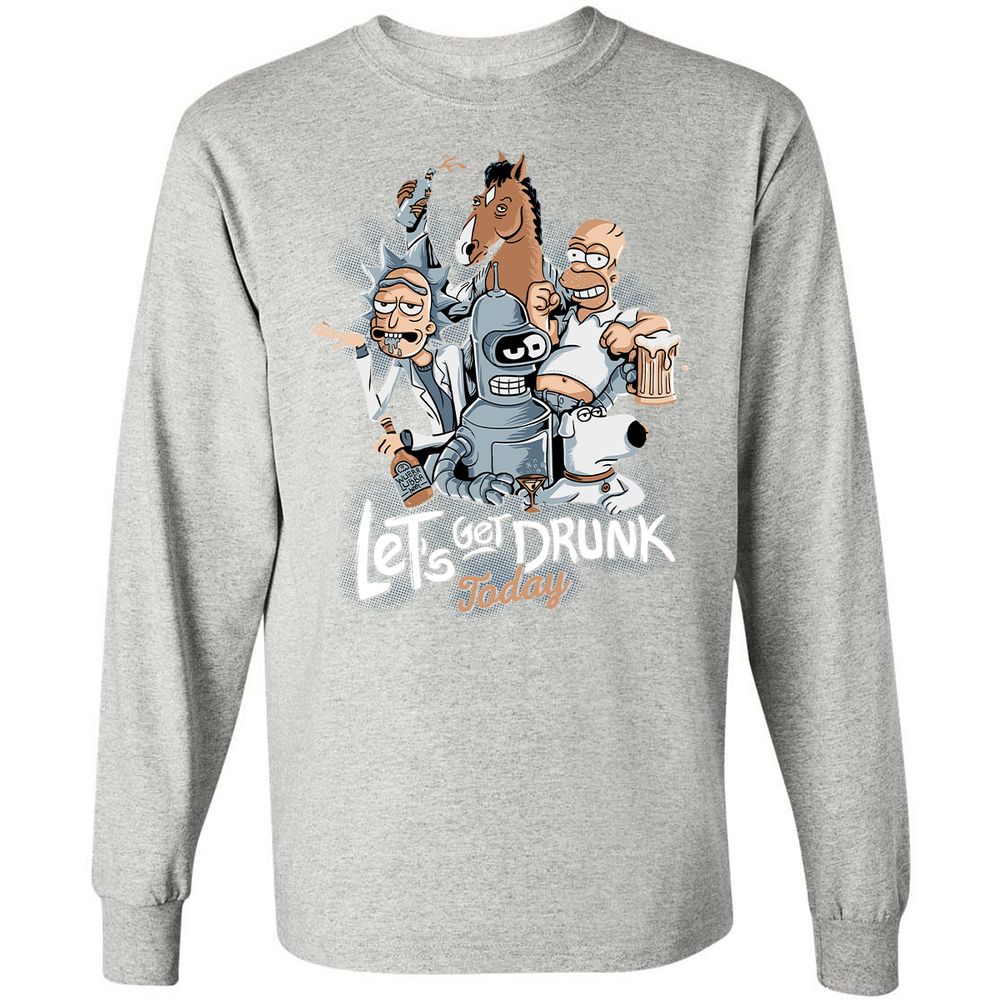 Long Sleeve T-Shirt - JDUNAUYS - Ash - 7