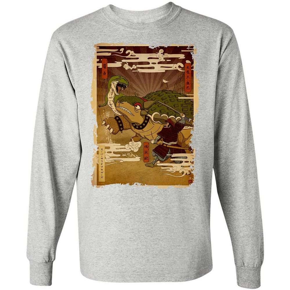 Long Sleeve T-Shirt - YGZP9CC4 - Ash - 7