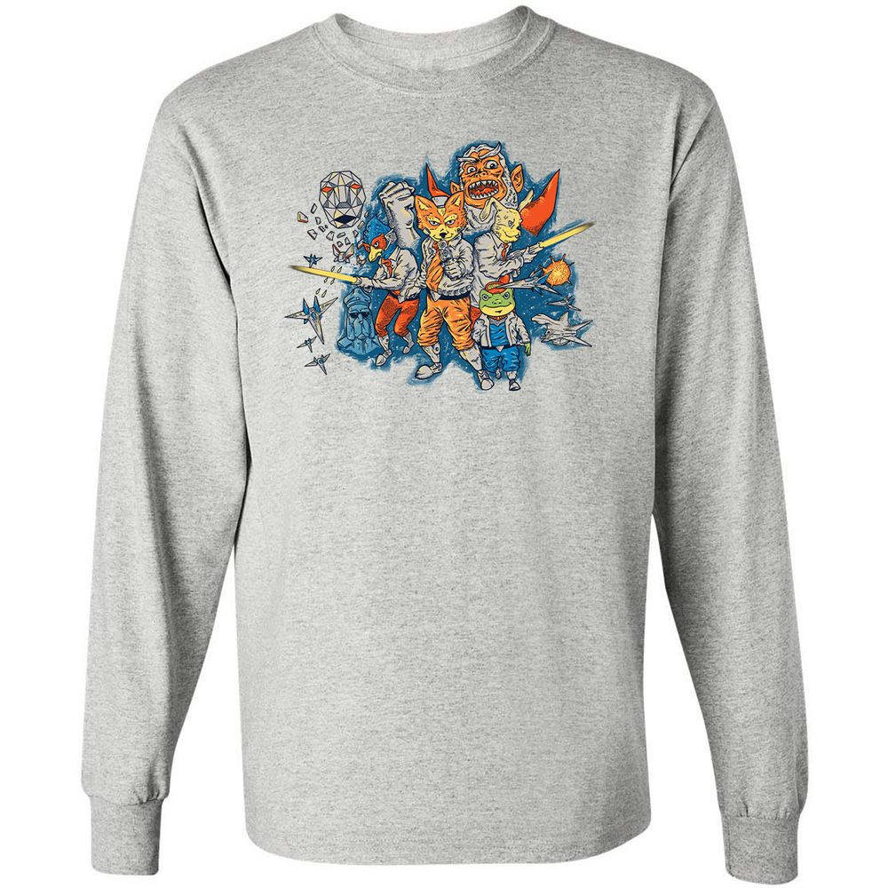 Long Sleeve T-Shirt - ZBWGULX3 - Ash - 7