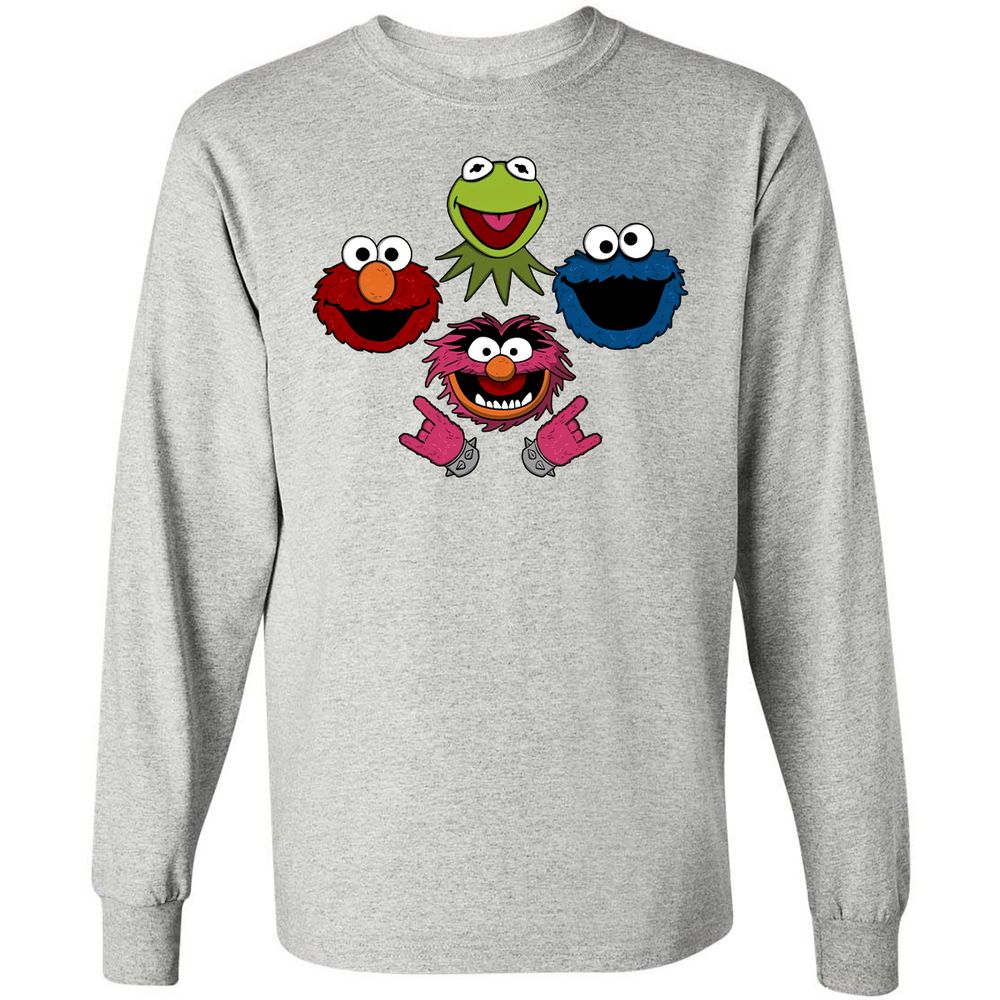 Long Sleeve T-Shirt - LUB9LAUK - Ash - 7