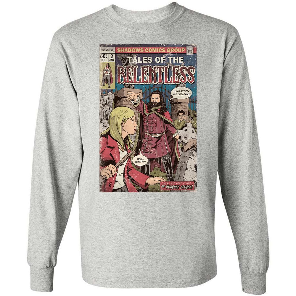 Long Sleeve T-Shirt - ALLQZLDL - Ash - 7