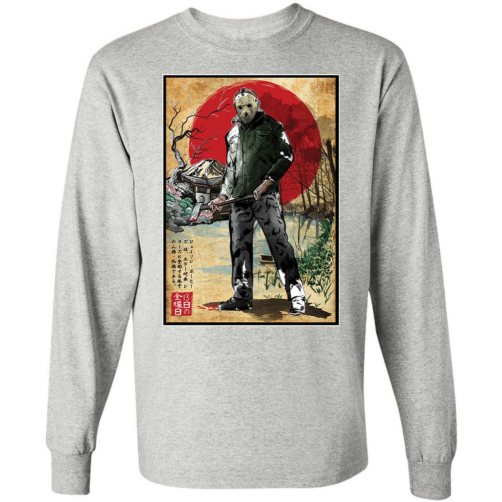 Long Sleeve T-Shirt - Y8AK3V1H - Ash - 7