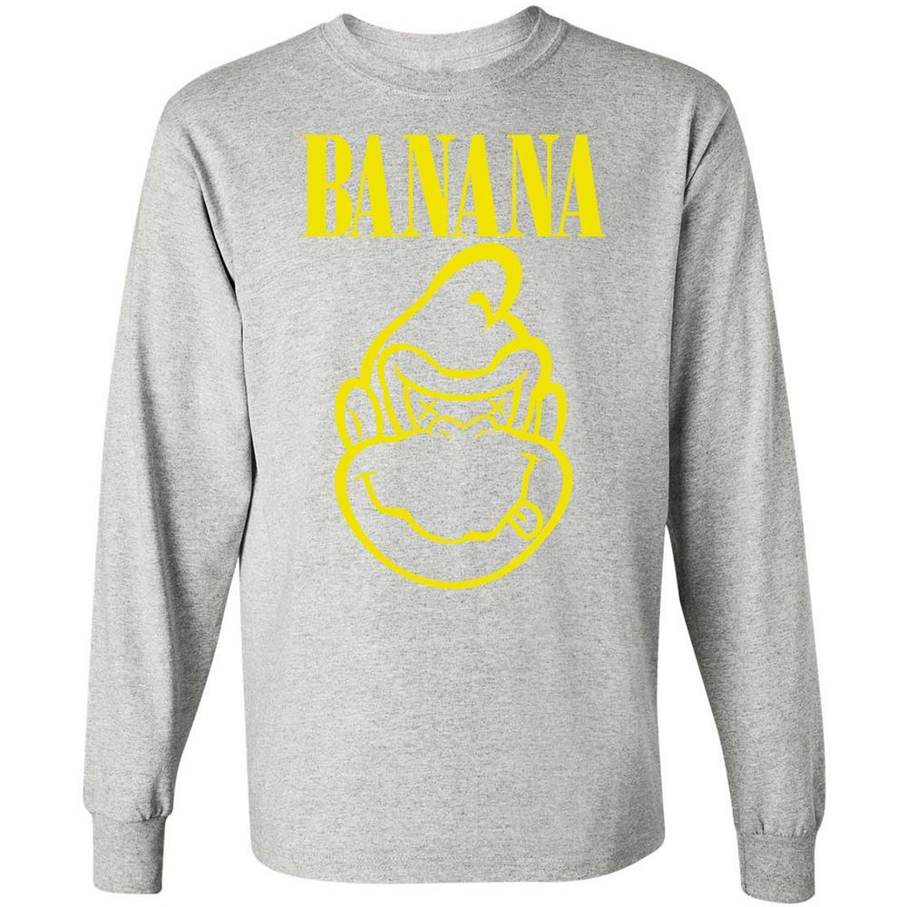 Long Sleeve T-Shirt - QD6Q7JWN - Ash - 7