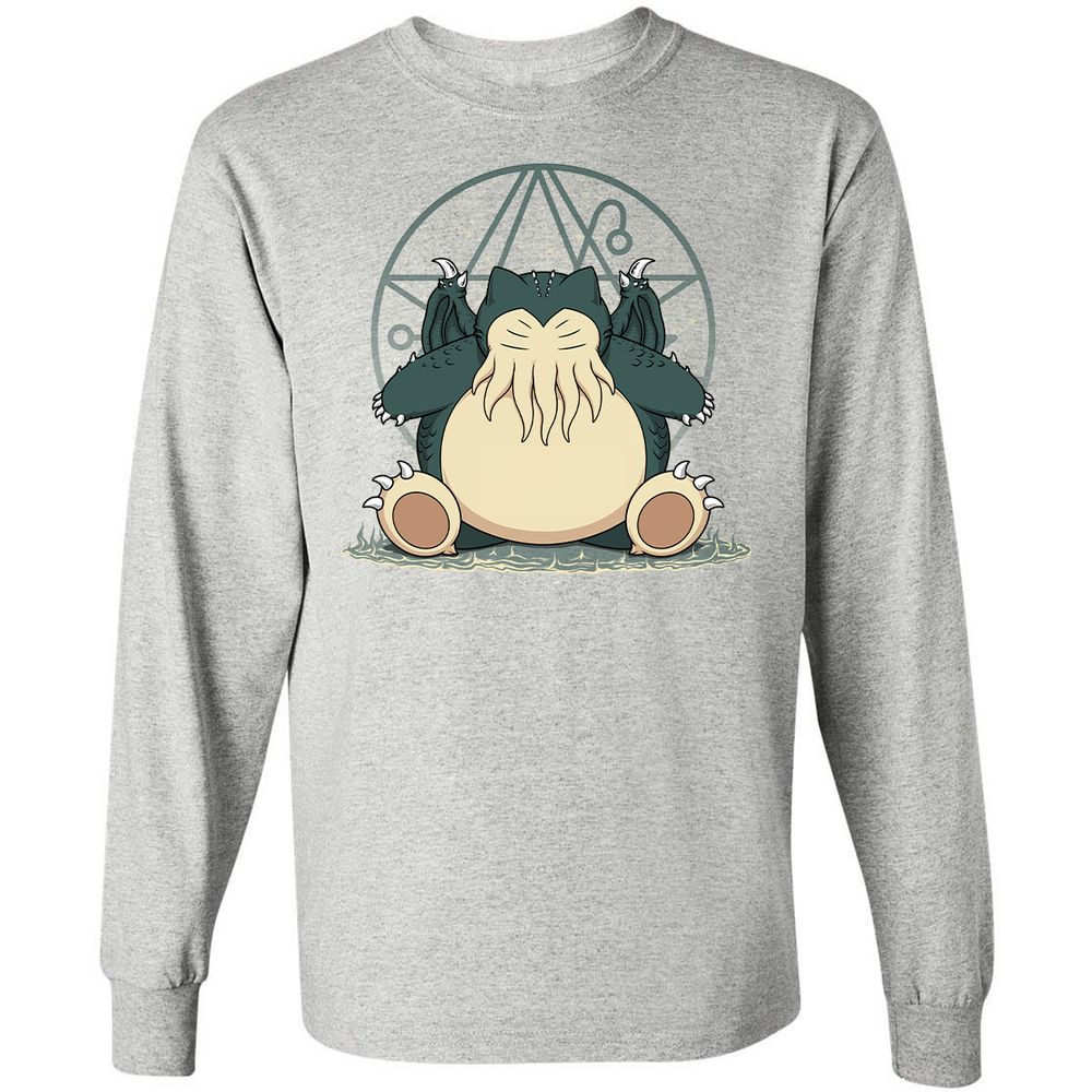 Long Sleeve T-Shirt - KTJYXRQ3 - Ash - 7