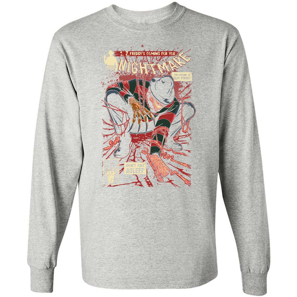 Long Sleeve T-Shirt - G1VGYH38 - Ash - 7