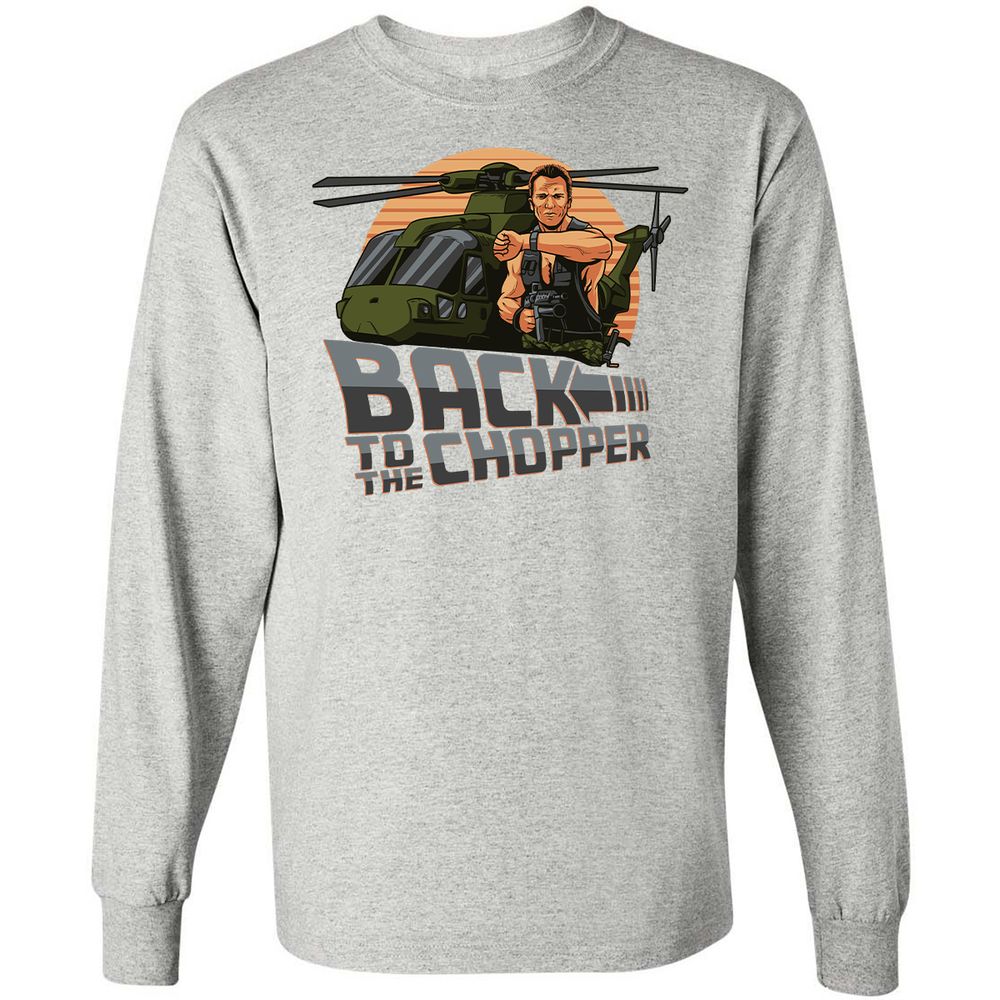 Long Sleeve T-Shirt - CW5HDRU7 - Ash - 7