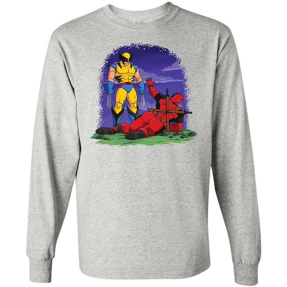 Long Sleeve T-Shirt - 7RQDDS41 - Ash - 7