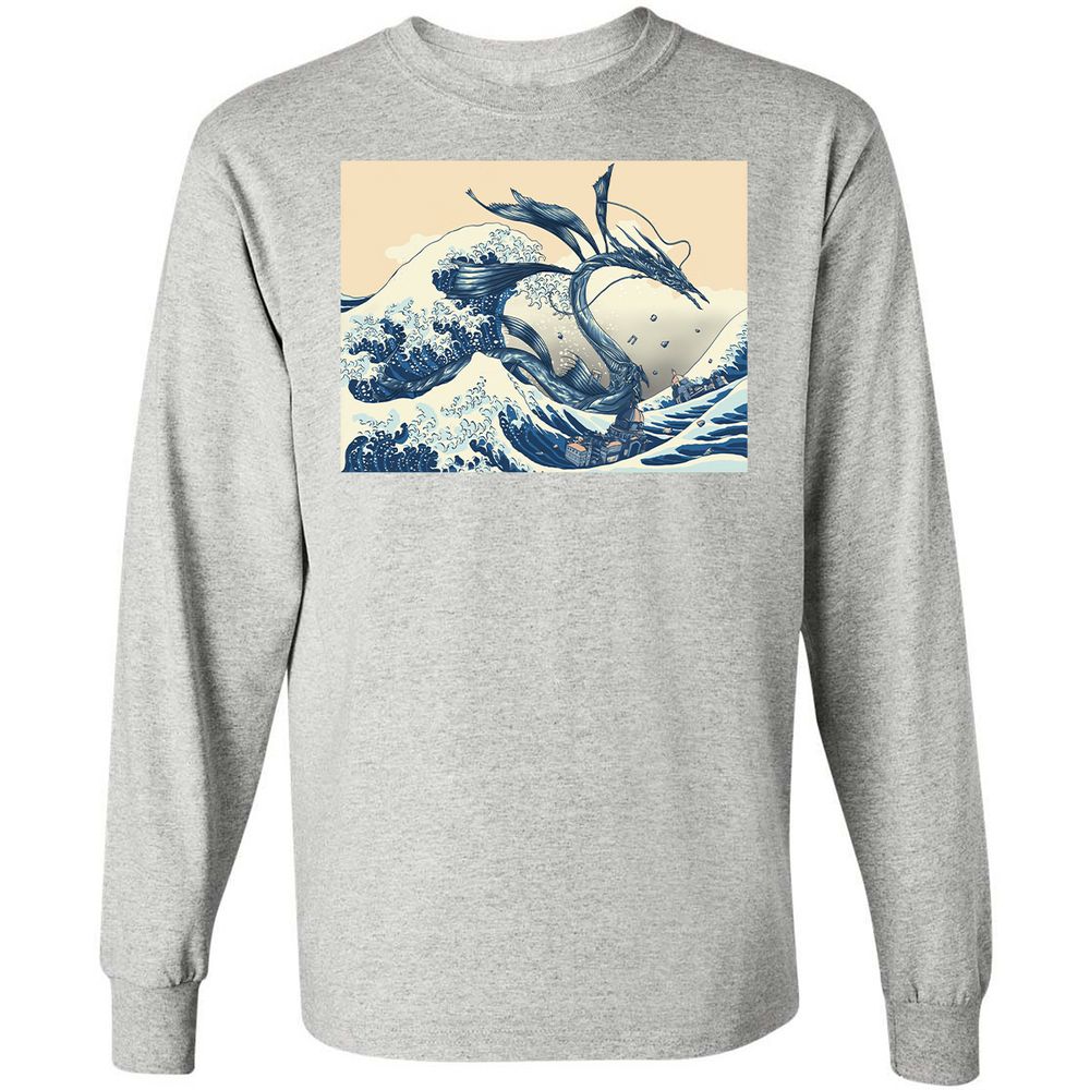 Long Sleeve T-Shirt - X38H73FF - Ash - 7