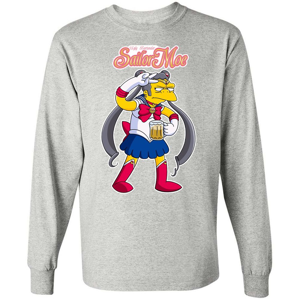 Long Sleeve T-Shirt - FBWEVWQ5 - Ash - 7