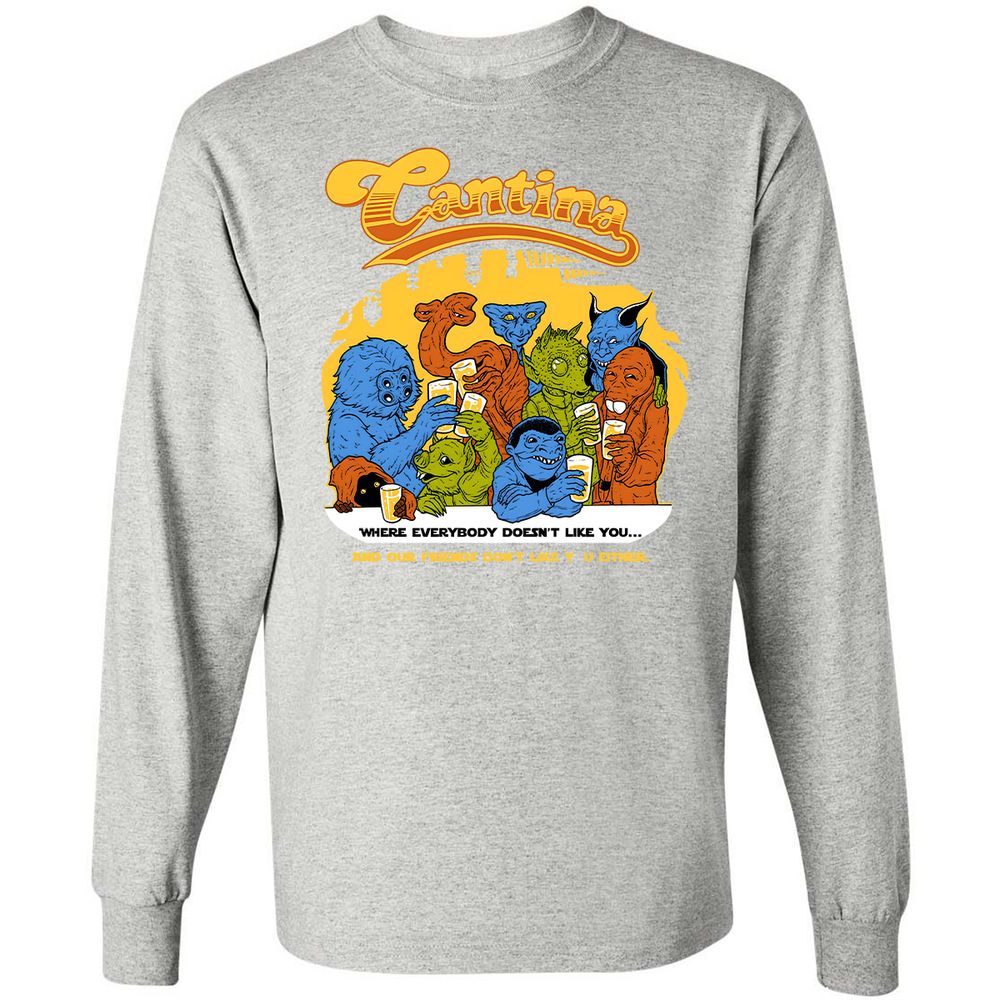 Long Sleeve T-Shirt - BWD7AEBQ - Ash - 7