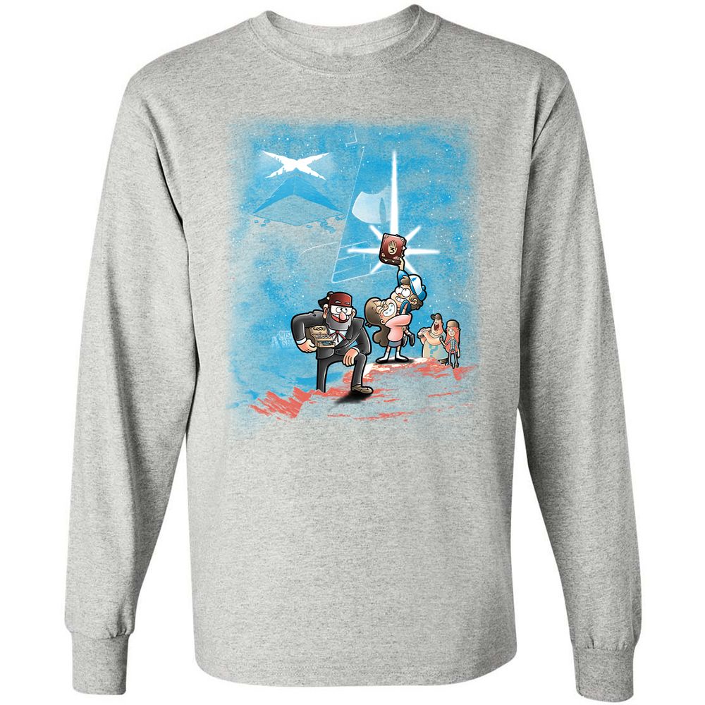 Long Sleeve T-Shirt - ZVS47HGR - Ash - 7