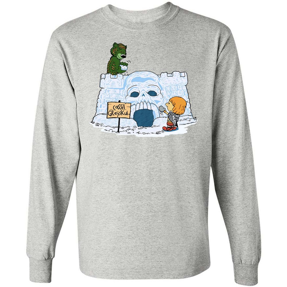 Long Sleeve T-Shirt - 3APBZ67B - Ash - 7