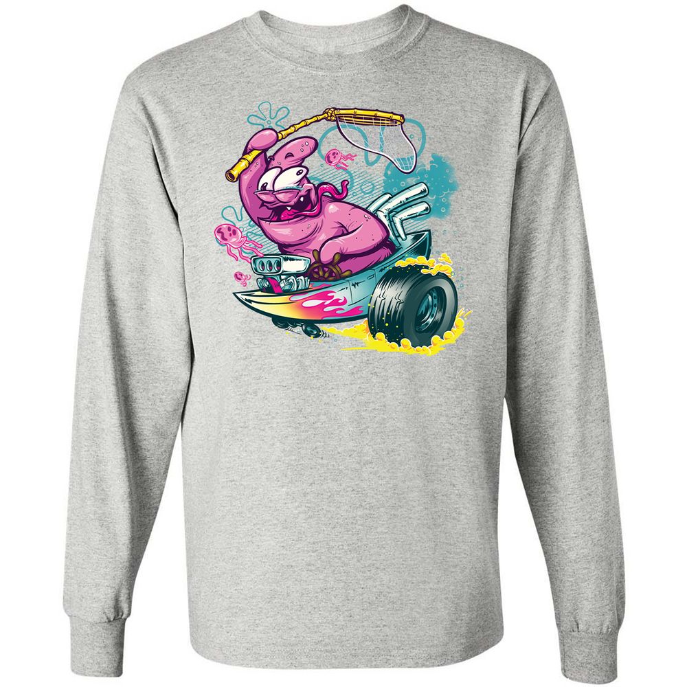 Long Sleeve T-Shirt - KHMKUNBZ - Ash - 7