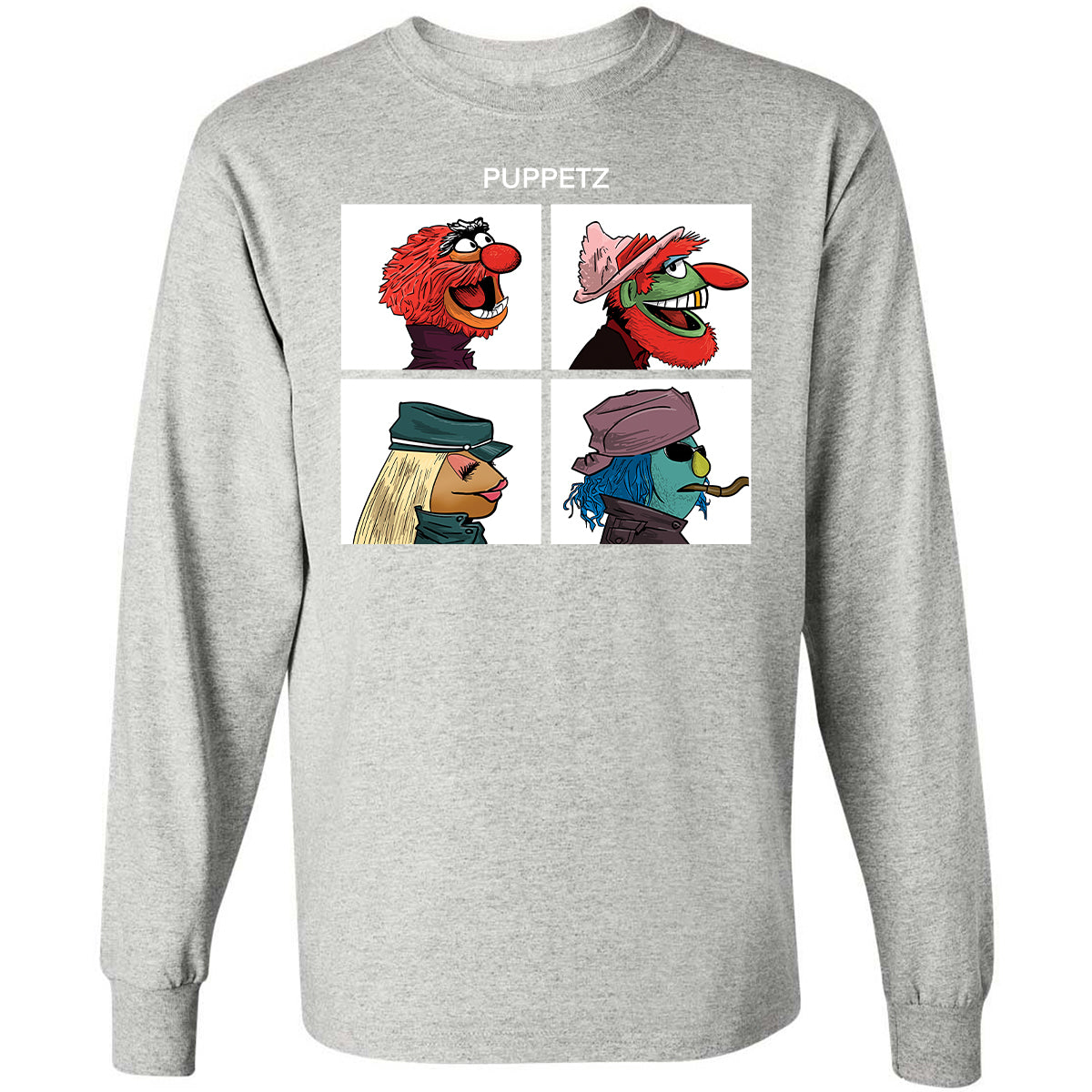 Long Sleeve T-Shirt - TEYAJW7Q - Ash - 7