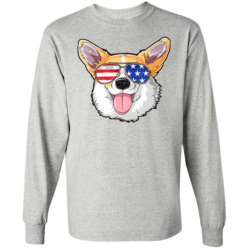 Long Sleeve T-Shirt - KGDN4CUG - Ash - 7