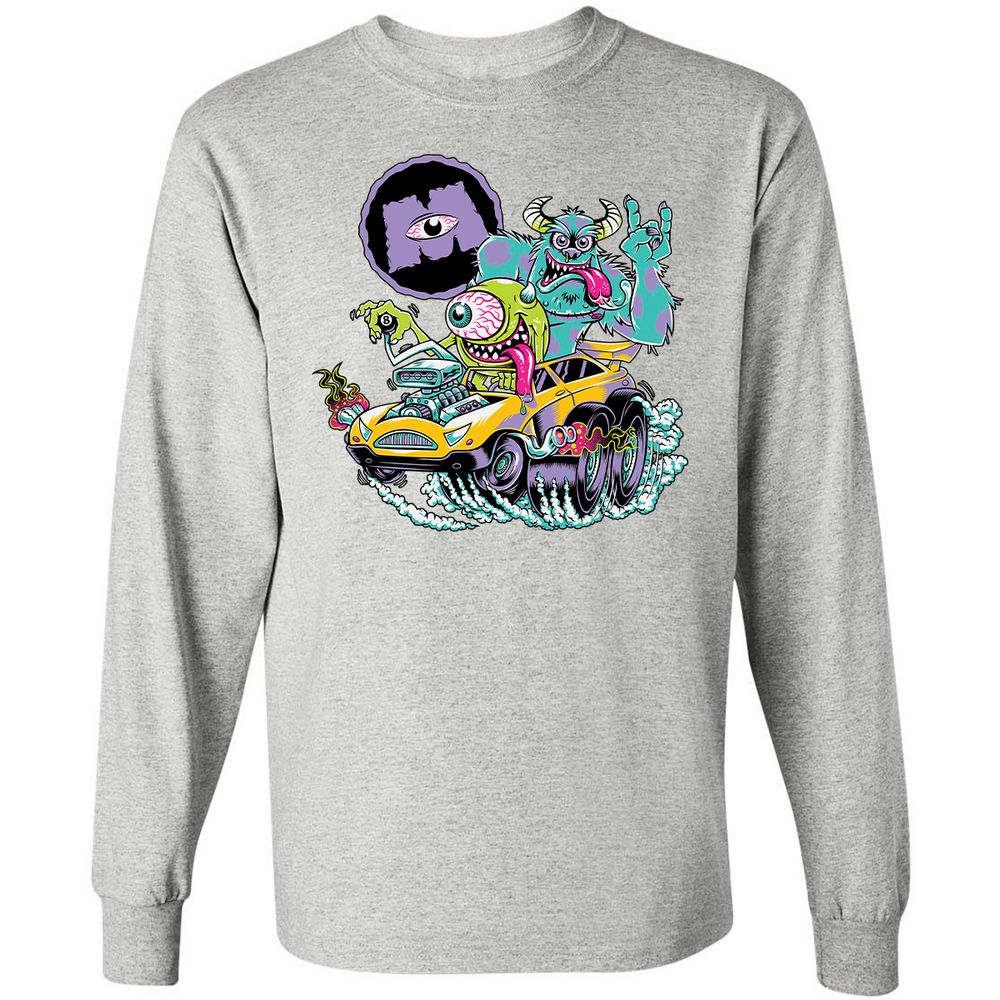 Long Sleeve T-Shirt - 3E1EECKB - Ash - 7