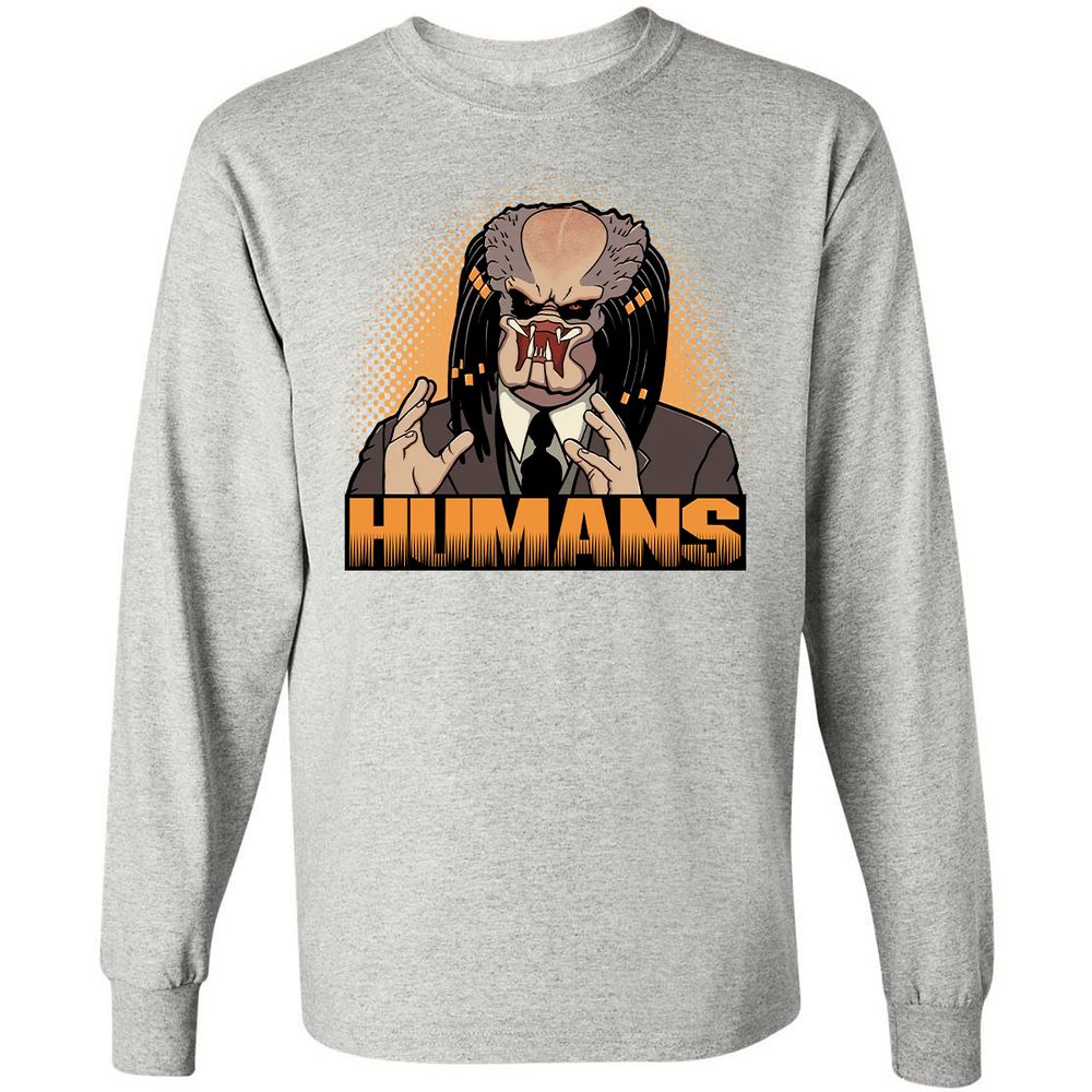 Long Sleeve T-Shirt - 3GALSJ6H - Ash - 7