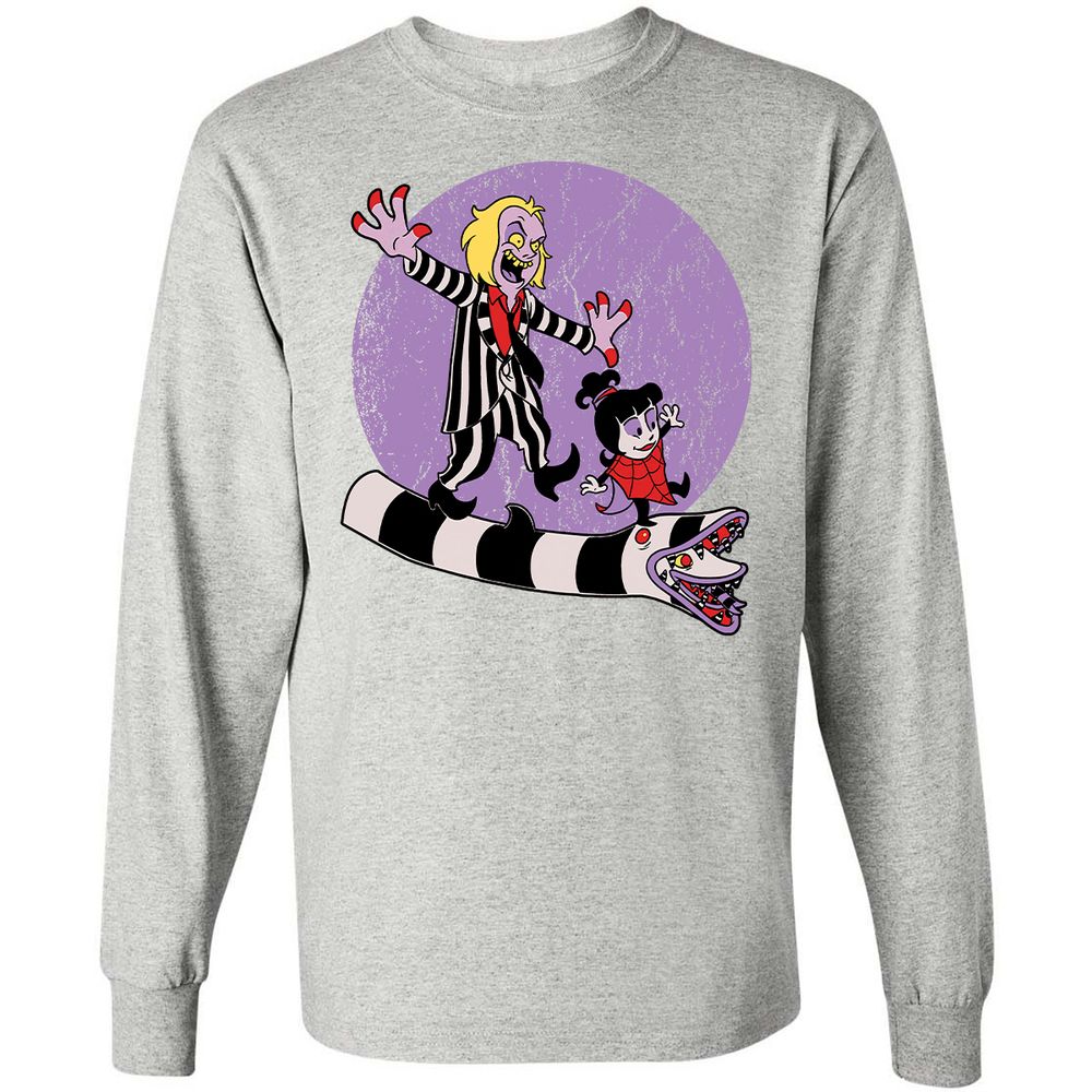 Long Sleeve T-Shirt - NQ61YHGP - Ash - 7