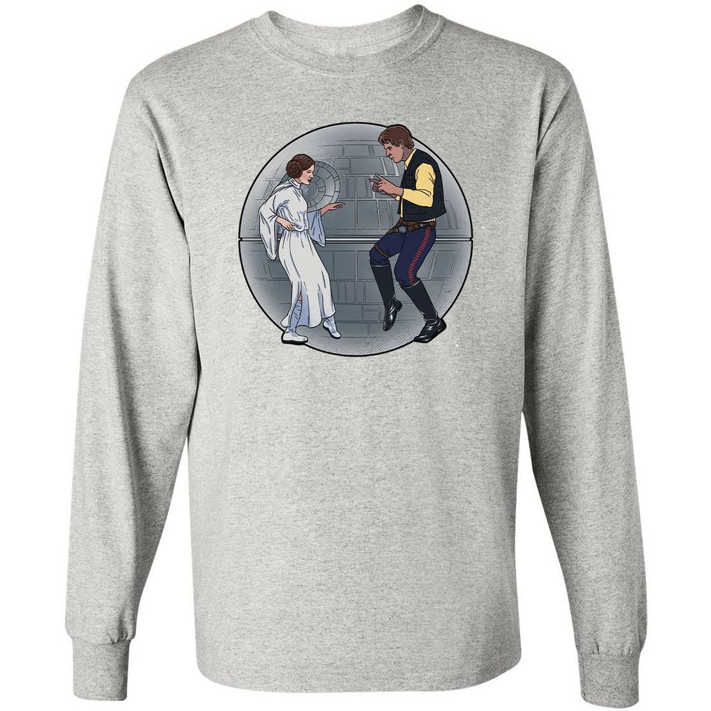 Long Sleeve T-Shirt - SRV5XQ3L - Ash - 7