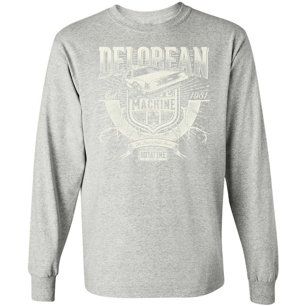 Long Sleeve T-Shirt - QMR2B6KT - Ash - 7