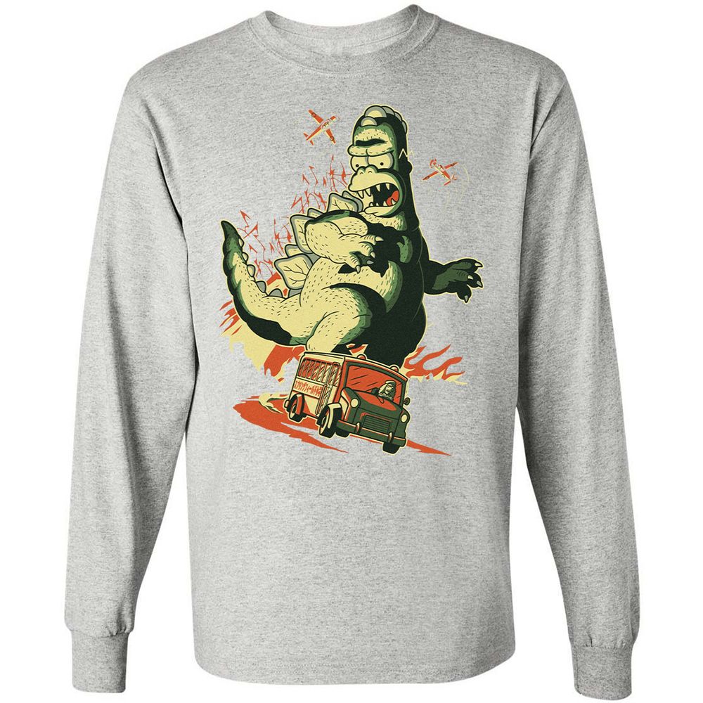 Long Sleeve T-Shirt - Z1ZSQVXP - Ash - 7