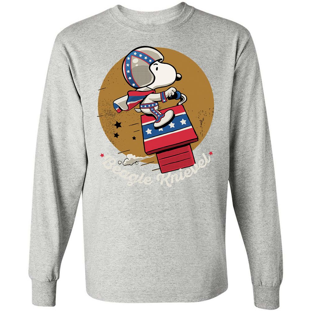 Long Sleeve T-Shirt - C4CKQ13R - Ash - 7