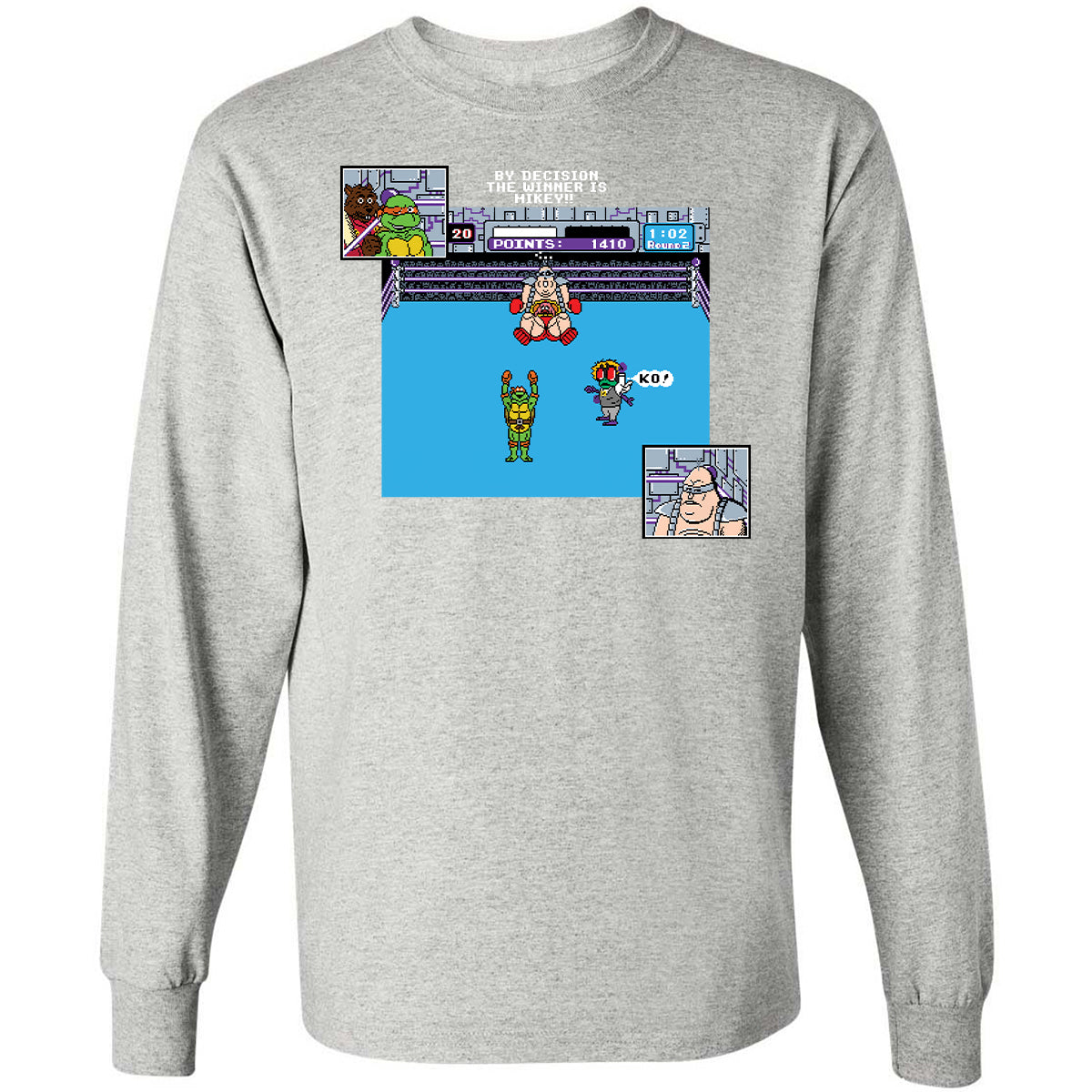 Long Sleeve T-Shirt - NWL6K7VX - Ash - 7