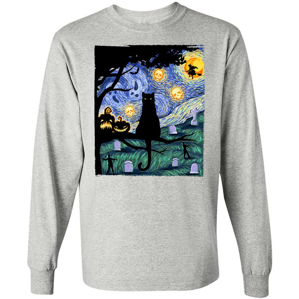 Long Sleeve T-Shirt - SJQ3LV63 - Ash - 7