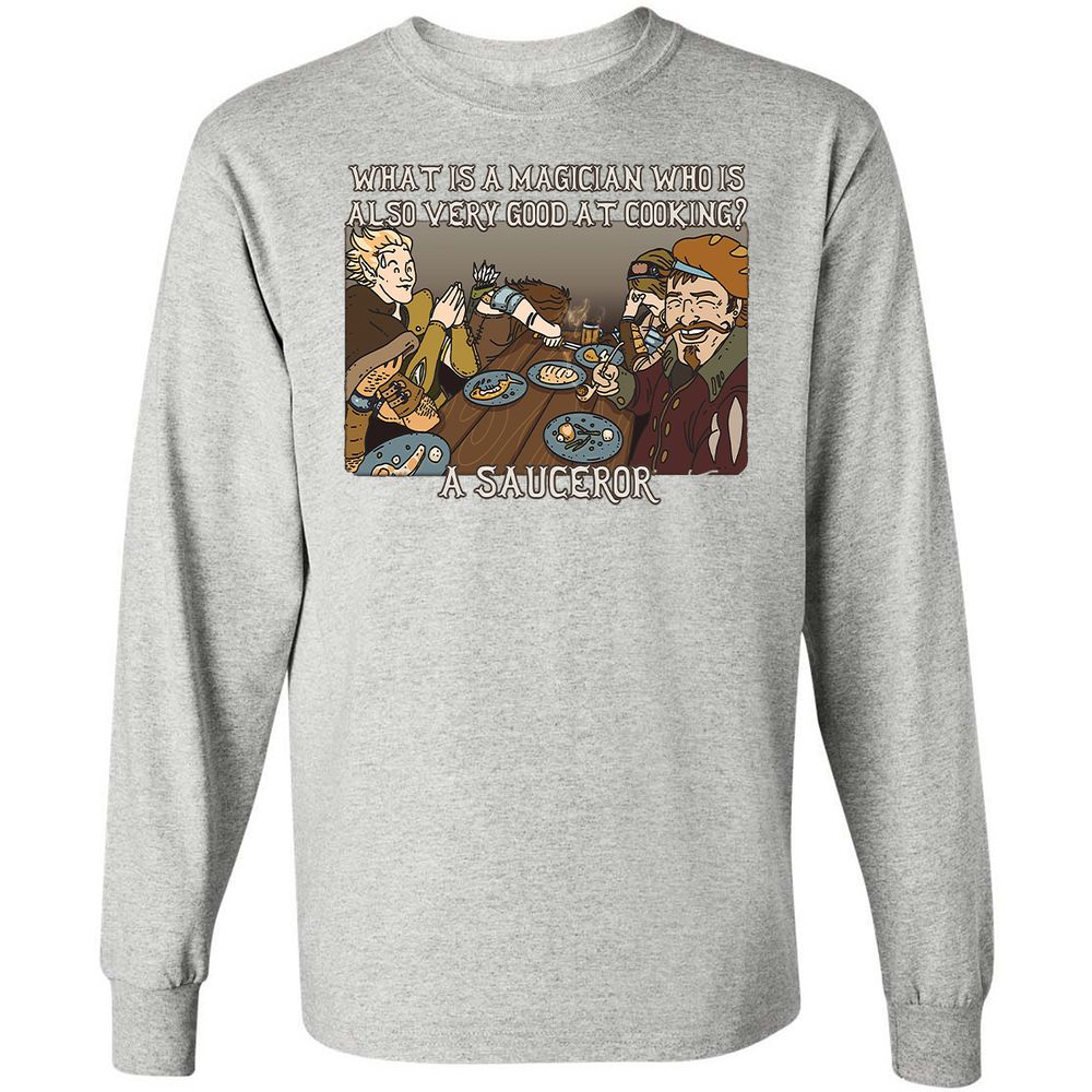 Long Sleeve T-Shirt - ELW9WJ2X - Ash - 7