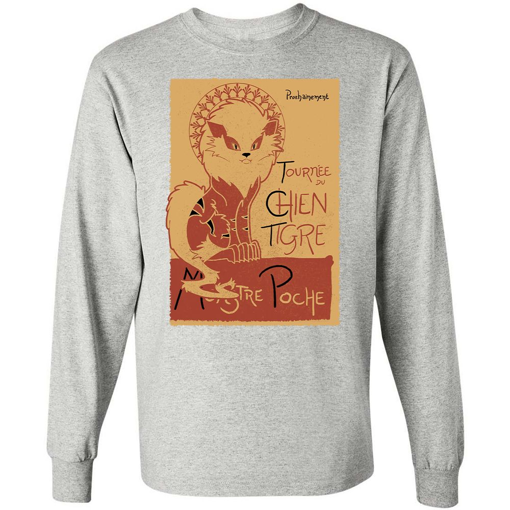 Long Sleeve T-Shirt - P89FL5Q8 - Ash - 7