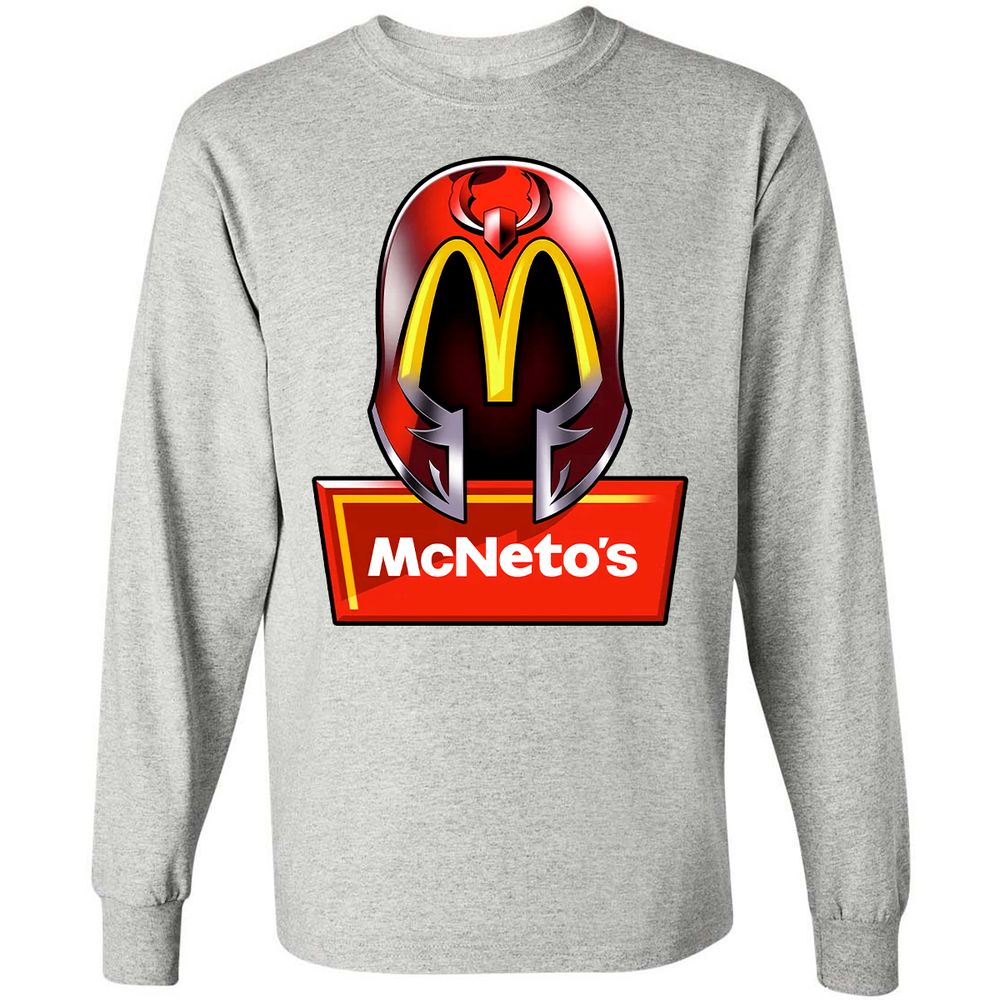 Long Sleeve T-Shirt - JRKYFQQJ - Ash - 7