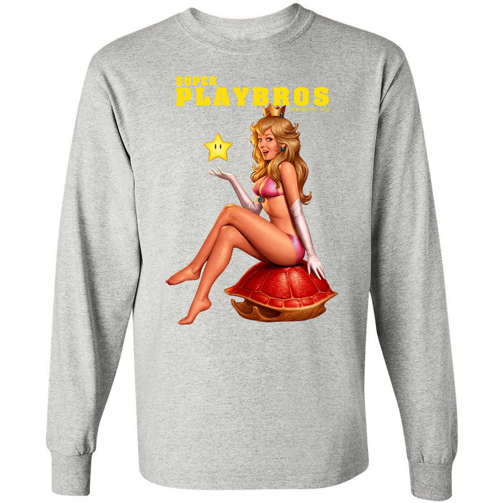 Long Sleeve T-Shirt - SSVYHSPG - Ash - 7