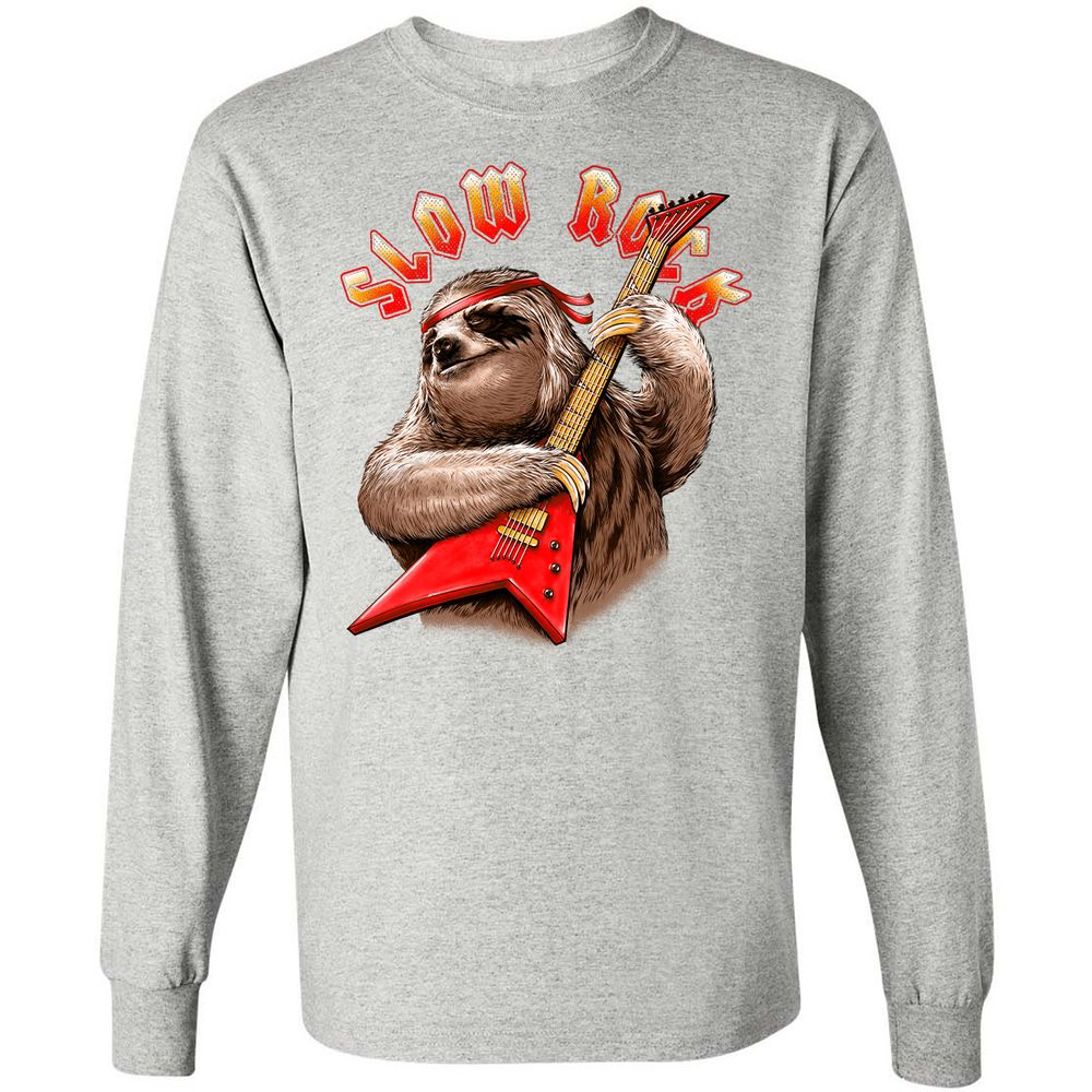 Long Sleeve T-Shirt - AHXZYK5X - Ash - 7