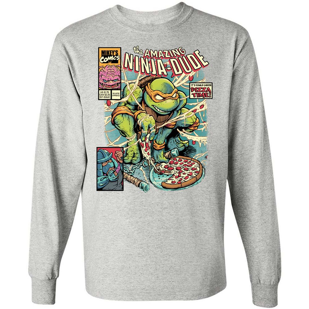 Long Sleeve T-Shirt - RGTUNK8G - Ash - 7