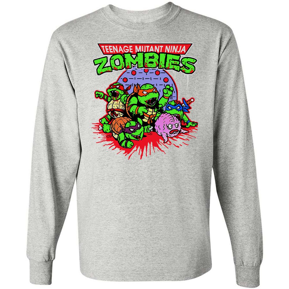 Long Sleeve T-Shirt - SKN41A3J - Ash - 7