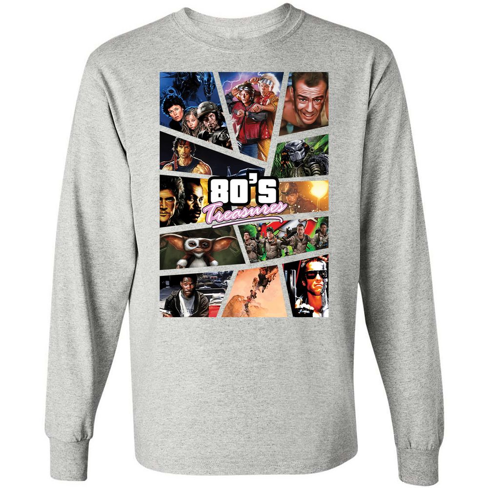 Long Sleeve T-Shirt - V1UA9A2R - Ash - 7