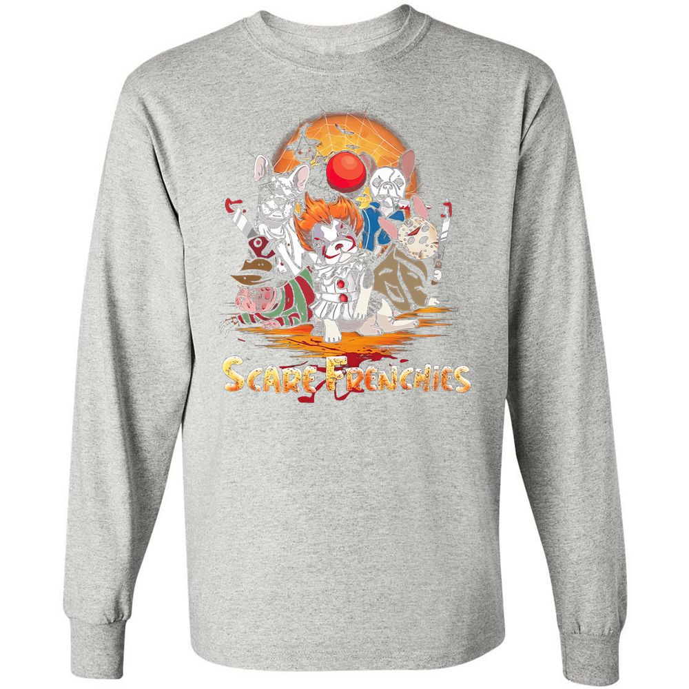 Long Sleeve T-Shirt - WFA83BWB - Ash - 7