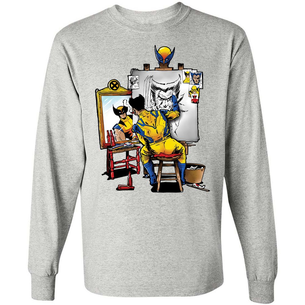 Long Sleeve T-Shirt - CYDXTDPL - Ash - 7