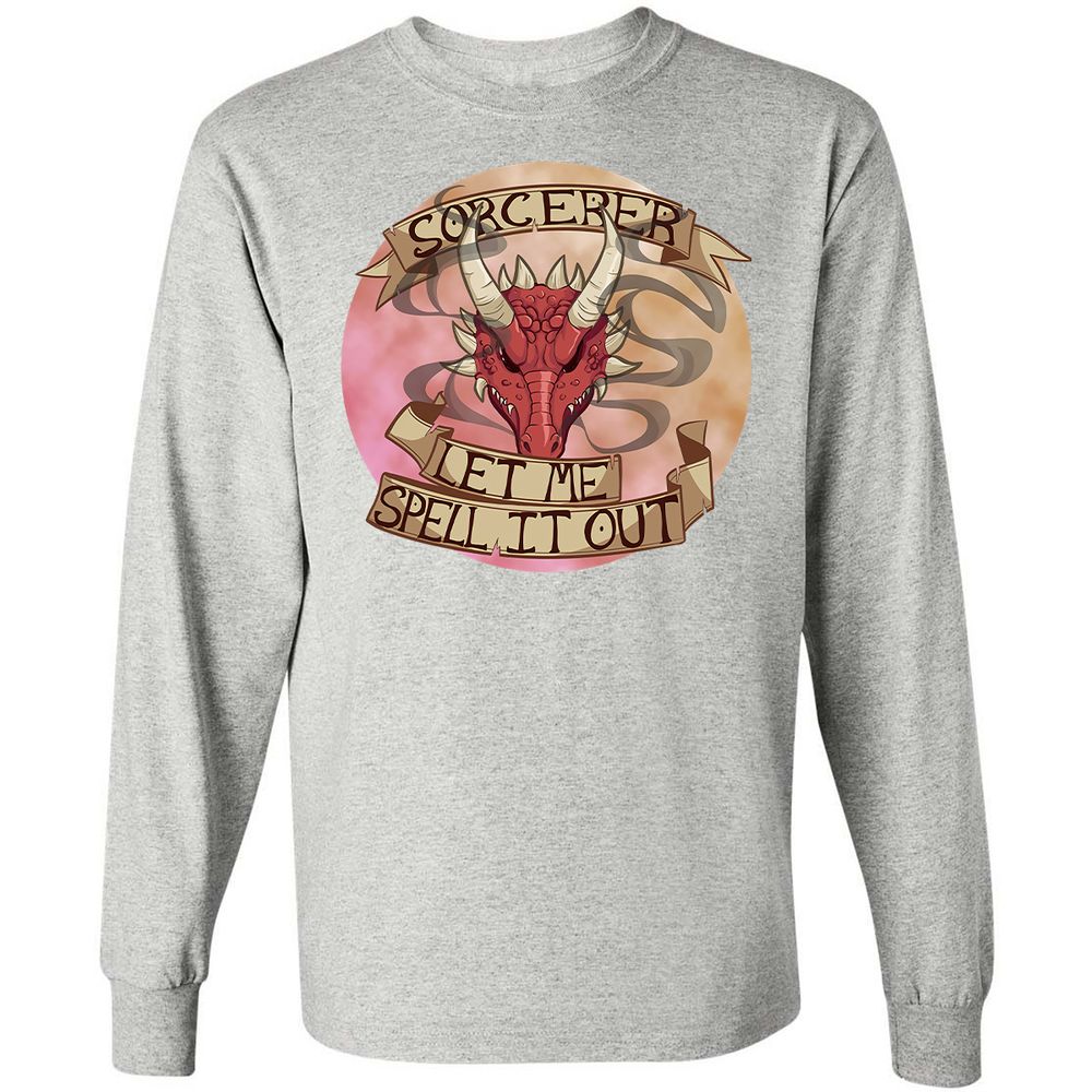 Long Sleeve T-Shirt - 6JVX4GMC - Ash - 7