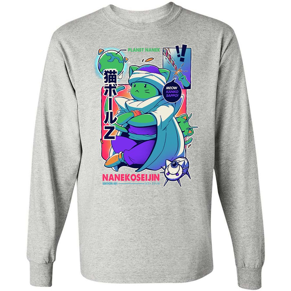 Long Sleeve T-Shirt - VAL8T37L - Ash - 7