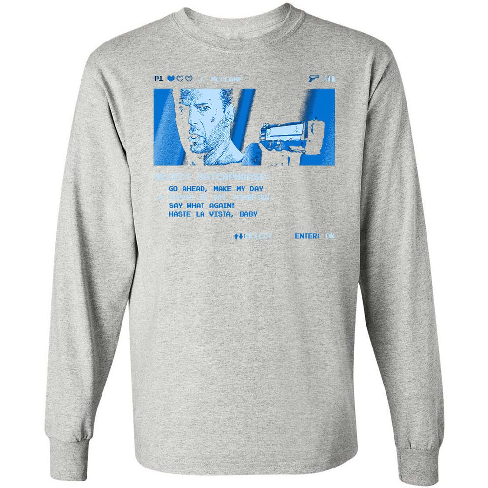 Long Sleeve T-Shirt - K72XDH96 - Ash - 7