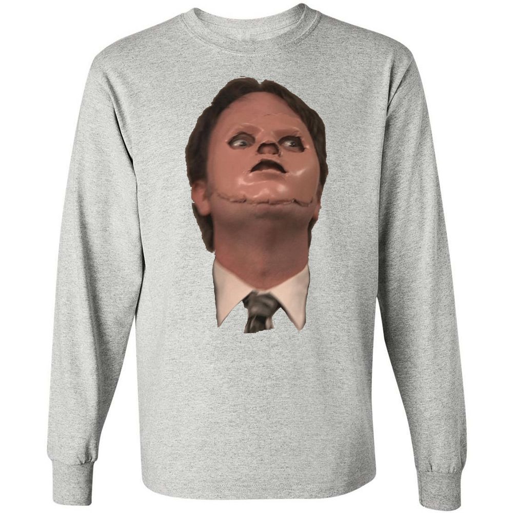 Long Sleeve T-Shirt - QVR9MKYB - Ash - 7