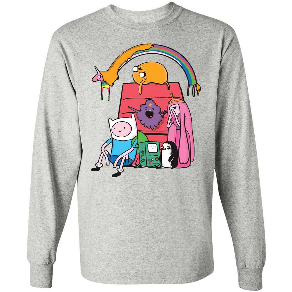 Long Sleeve T-Shirt - JS57J3HF - Ash - 7