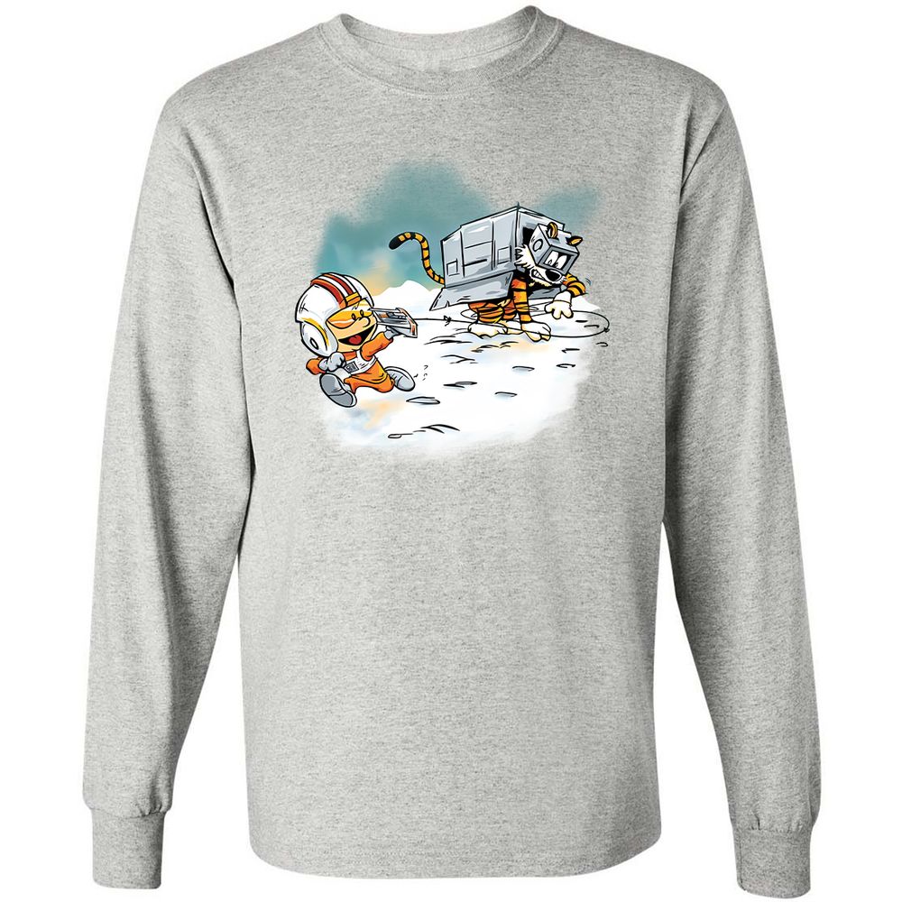 Long Sleeve T-Shirt - WPL2KZG3 - Ash - 7