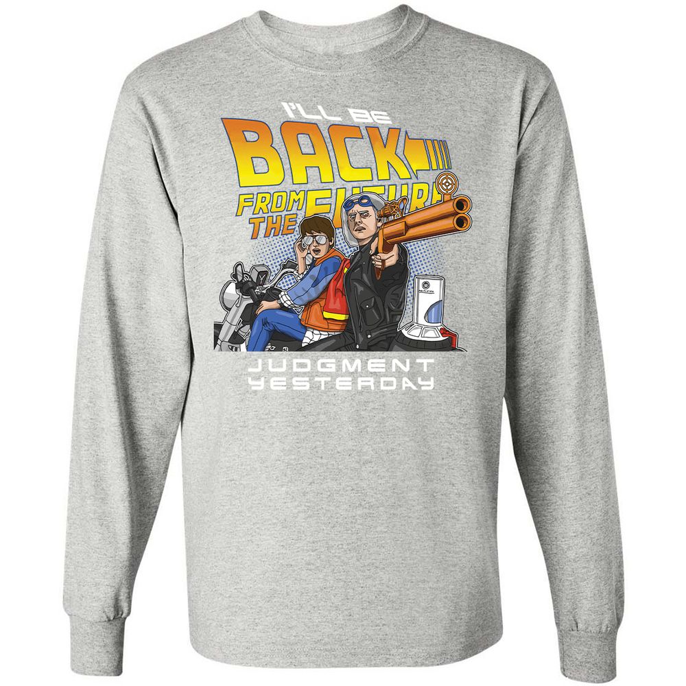 Long Sleeve T-Shirt - NVUNDQ2F - Ash - 7