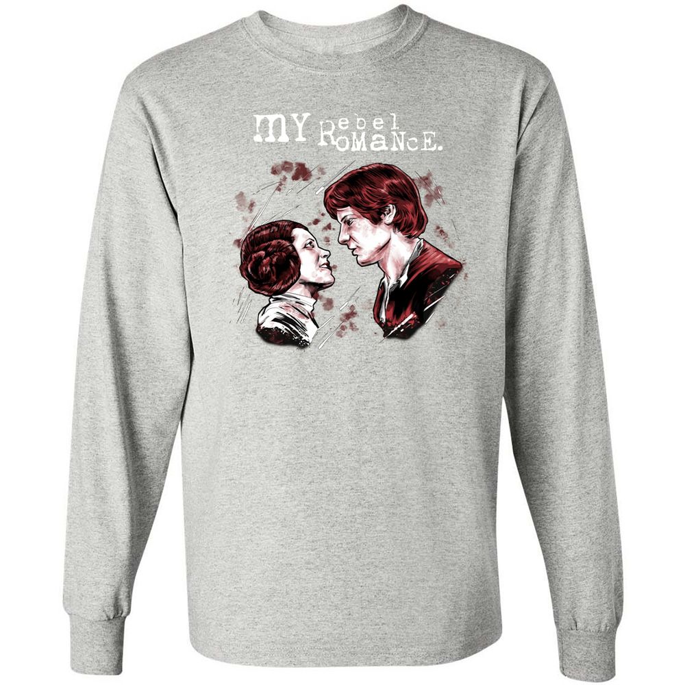 Long Sleeve T-Shirt - E58F9LM7 - Ash - 7