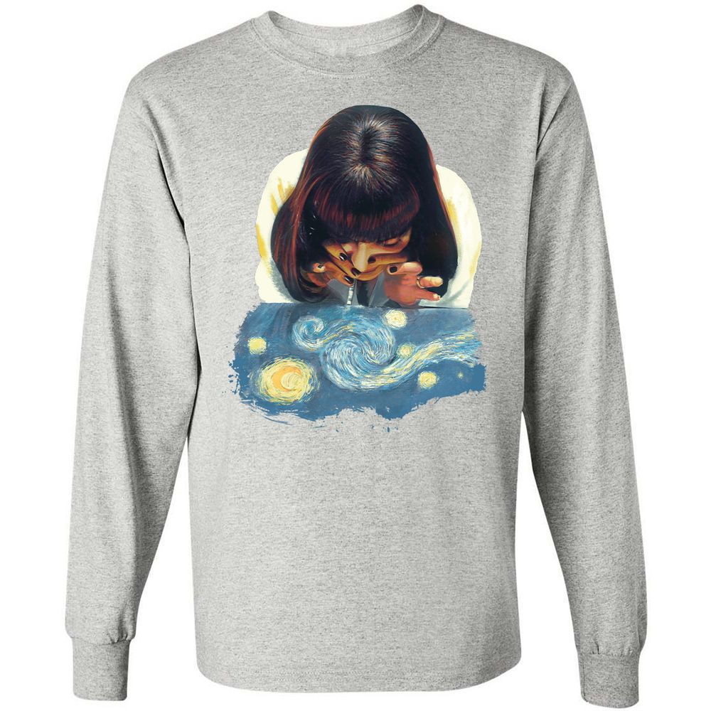 Long Sleeve T-Shirt - ZKT5D44S - Ash - 7
